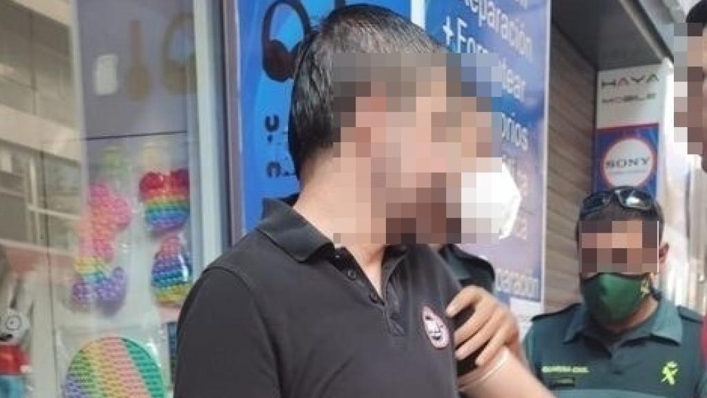 El pequeño Nicolás de Crevillente, en un momento de su detención la semana pasada en Elche.