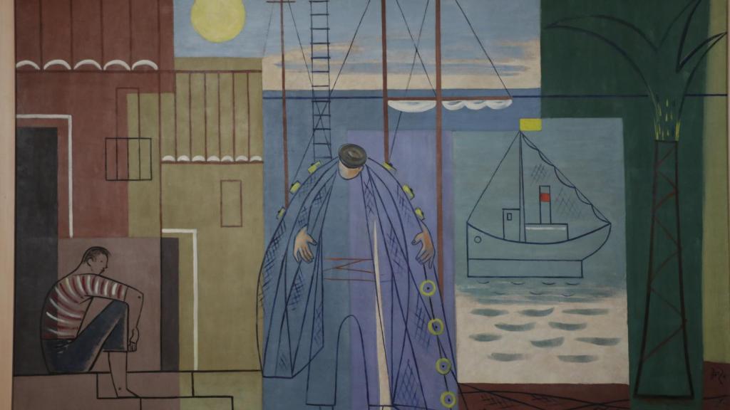 La obra de Manuel Baeza, propiedad del Ayuntamiento de Alicante, se exhibe ahora en el Palau de la Generalitat.