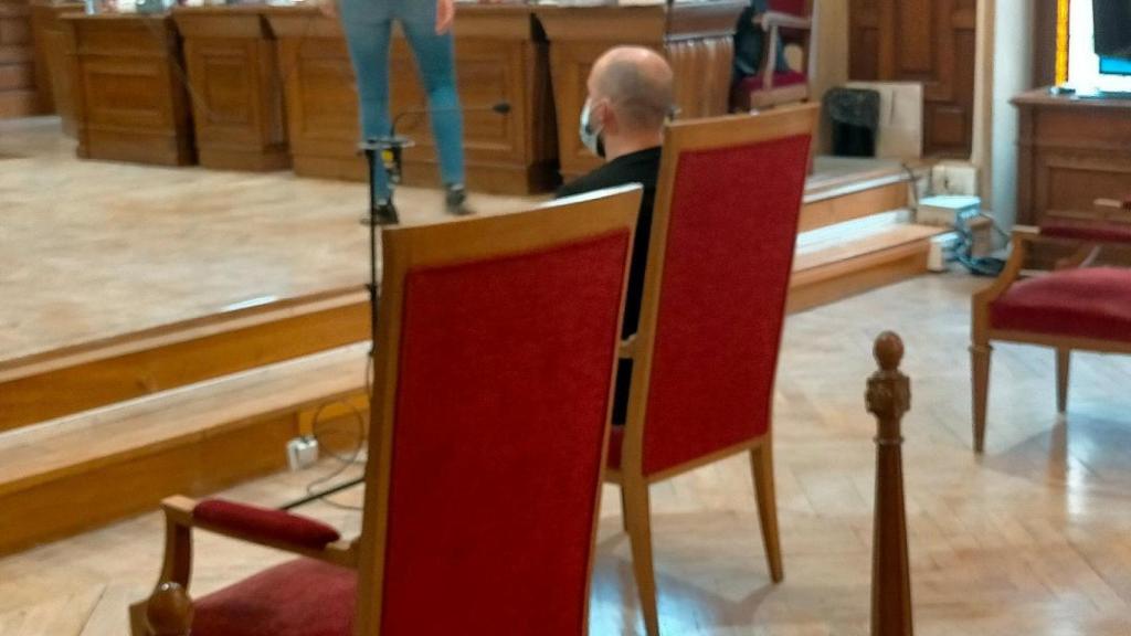 El conductor del turismo, durante el juicio que se celebra en la Audiencia Provincial