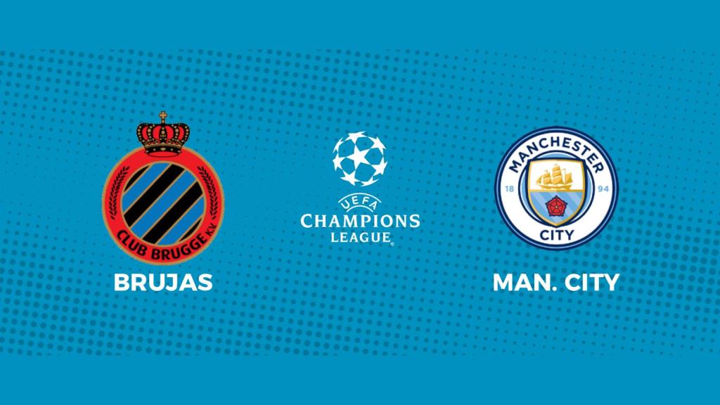 Brujas - Manchester City: siga en directo el partido de la Champions League