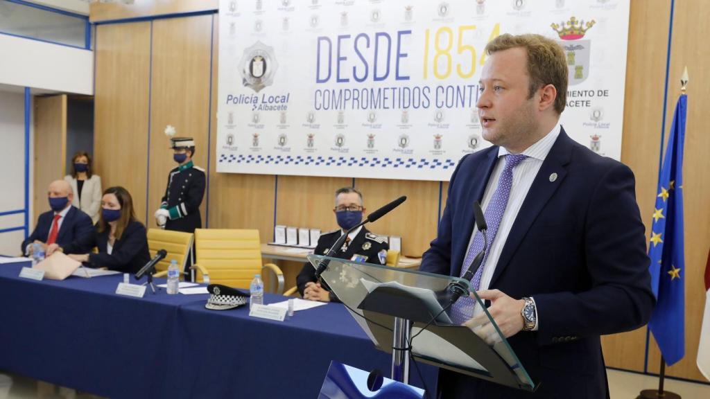 Vicente Casañ fue alcalde de Albacete hasta el pasado mes de junio. Foto: Twitter.