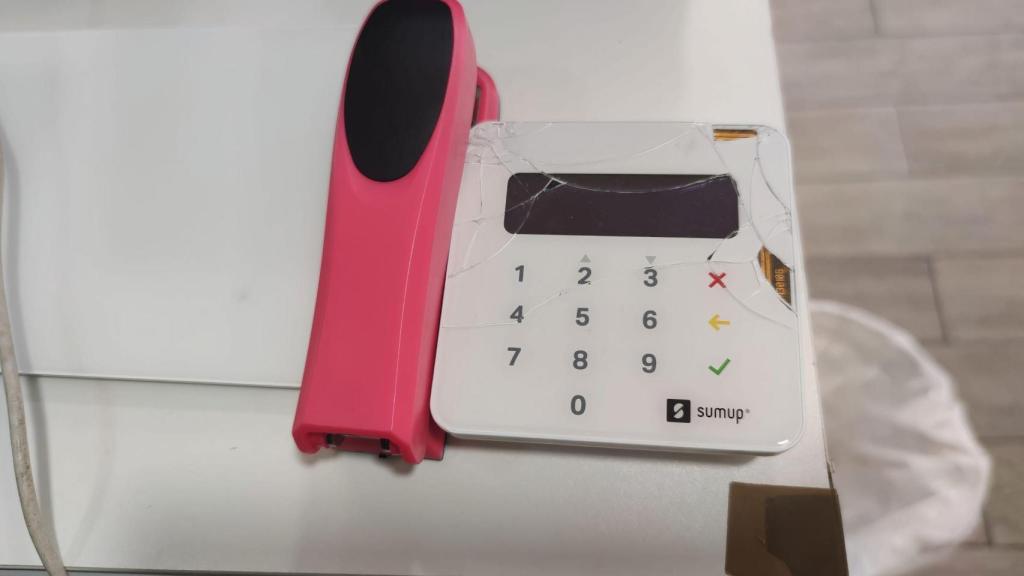 TPV rota de la tienda Made Italia Store.