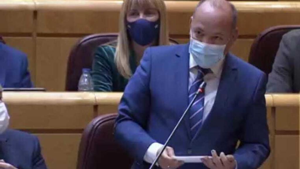 José María Barrios, durante una intervención en el Senado