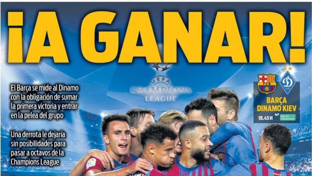 La portada del diario SPORT (20/10/2021)