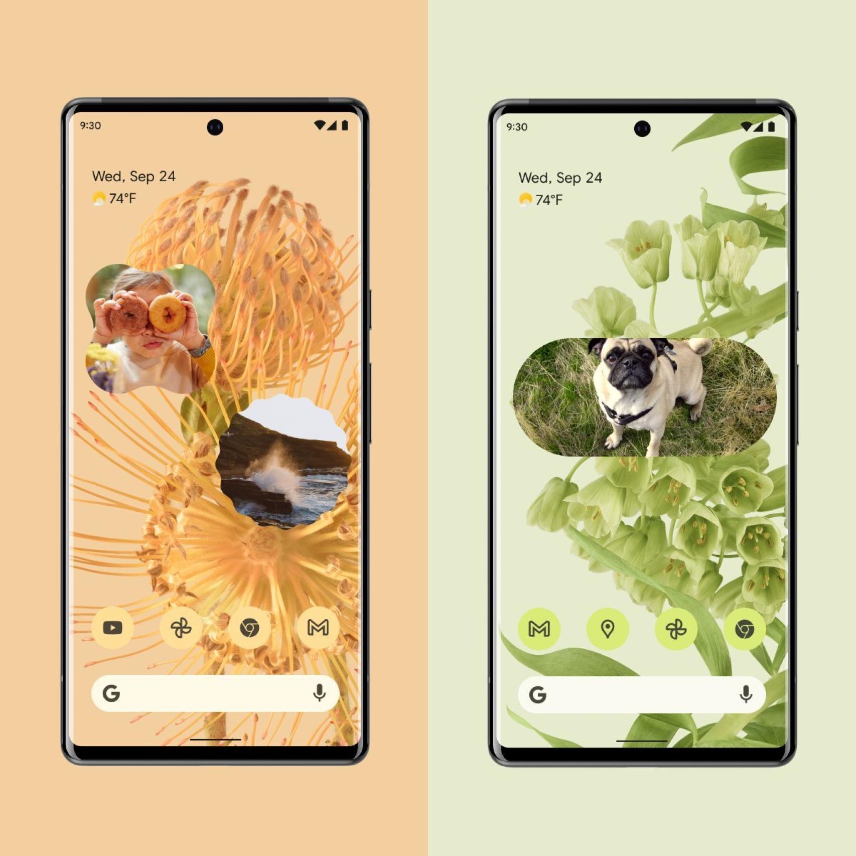Widgets de Google Fotos