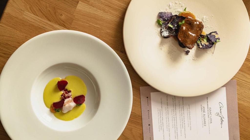 Uno de los platos de la tercera edición de Cinco Jotas By.