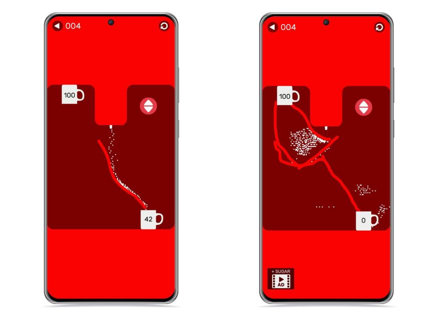 Inversión de gravedad en Sugar Game