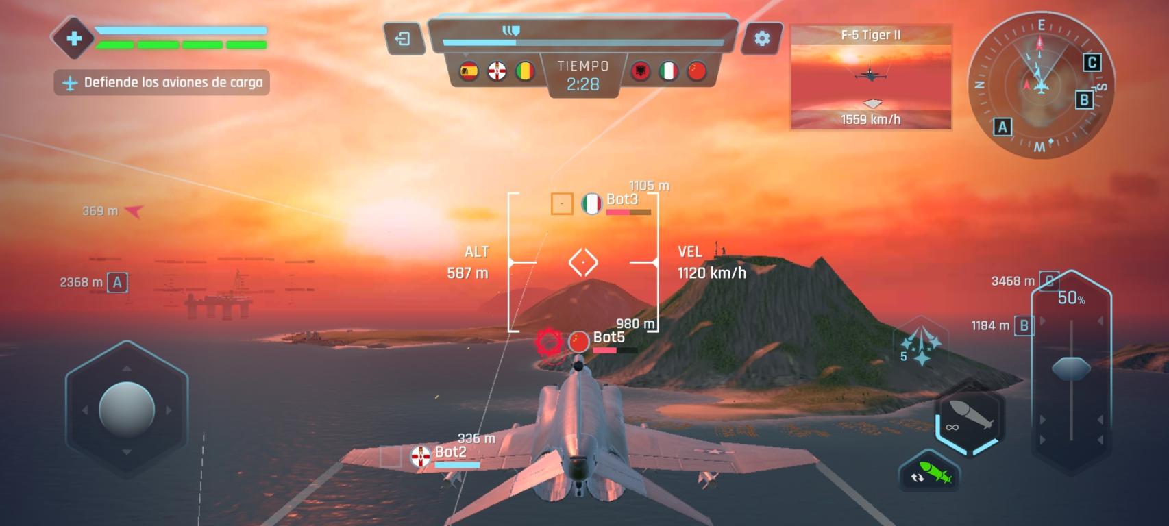 Mandos en Sky Warriors