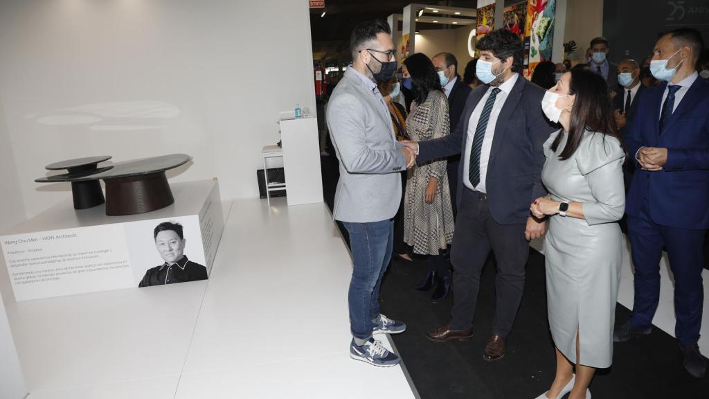 Uno de los expositores del evento.