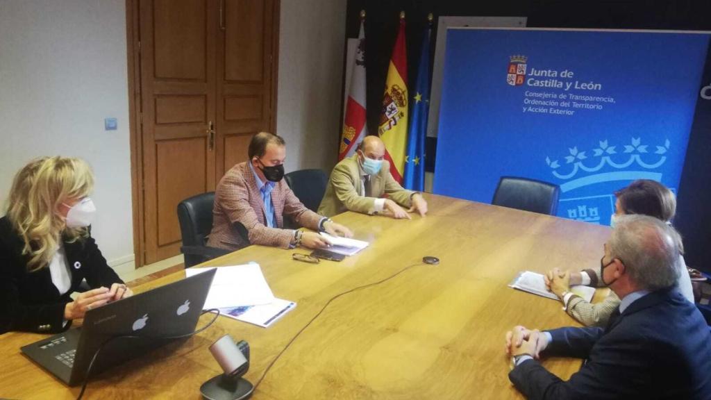 Un momento de la reunión