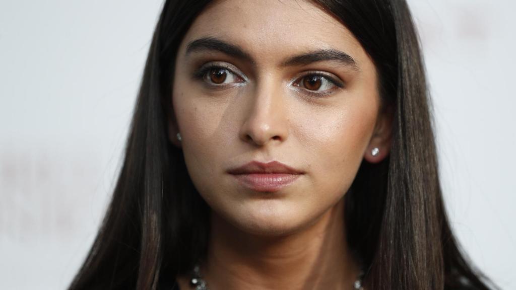 Lucía Rivera fue una de las primeras en llegar al evento de Rabat.