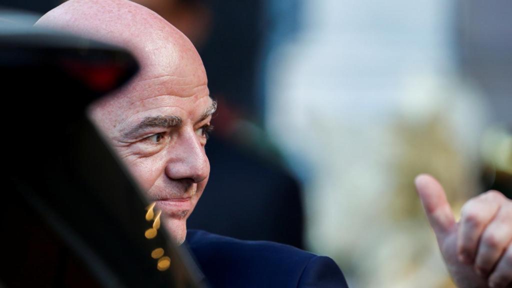 Gianni Infantino, durante una visita en Sudamérica