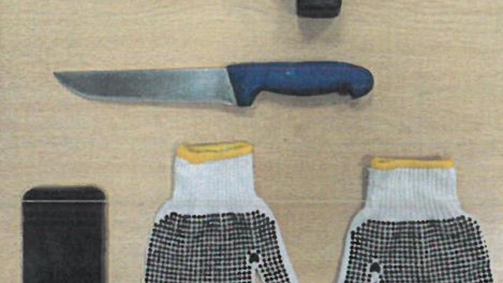 Efectos intervenidos a los tres jóvenes detenidos en Málaga.