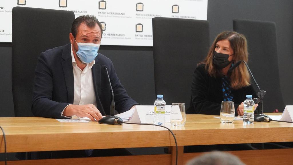 Óscar Puente durante su intervención en las jornadas