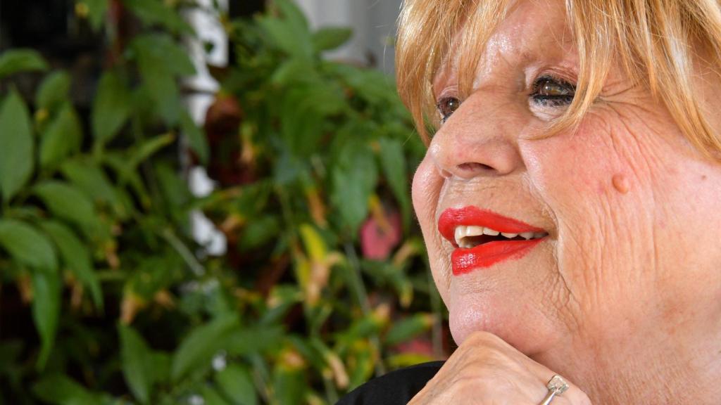 María Jiménez en su casa de Chiclana.