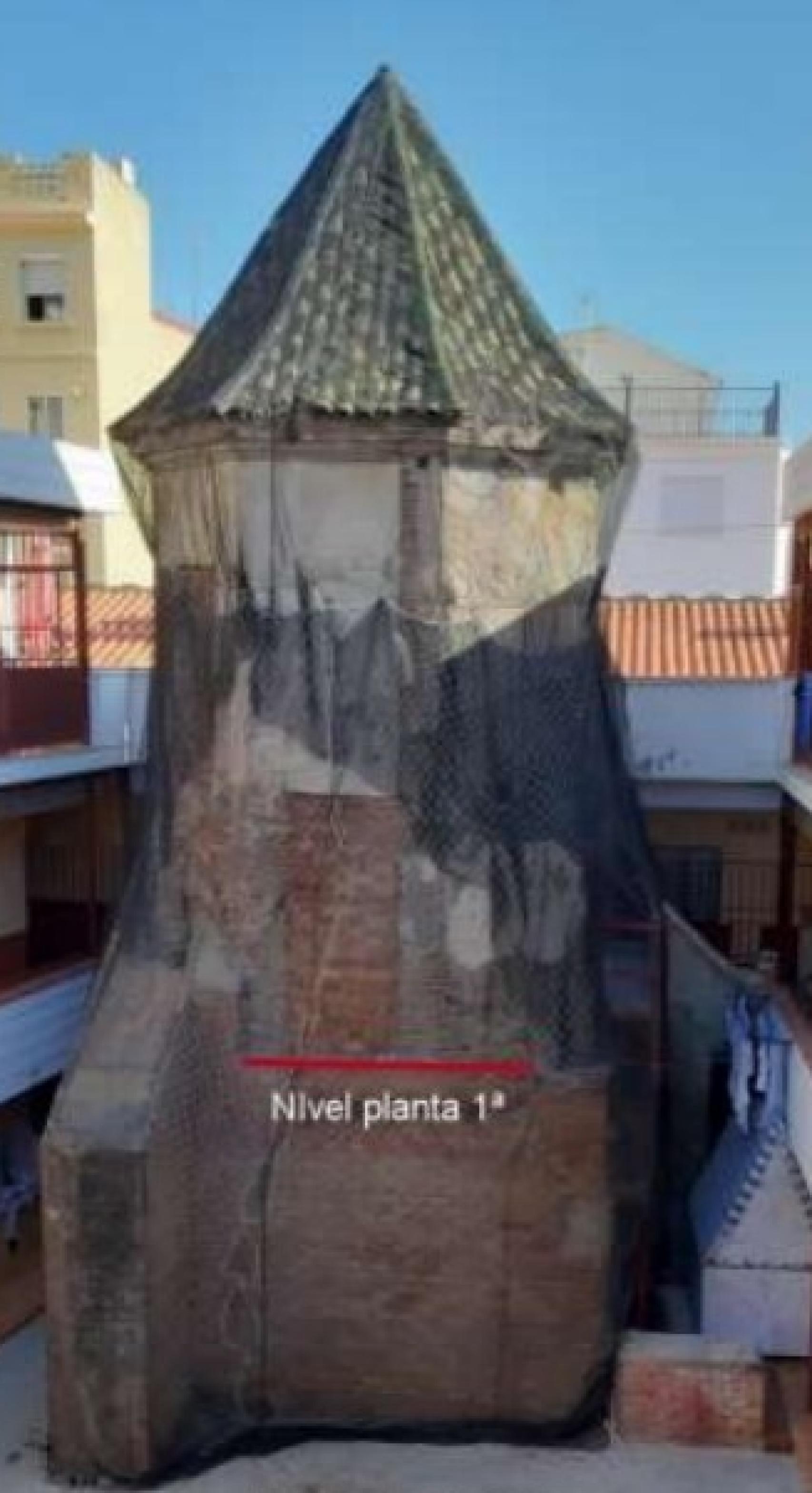 Perspectiva del camarín.