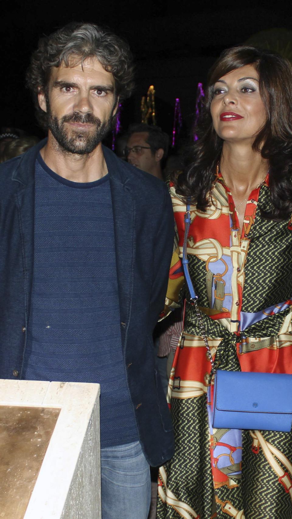 El exmatrimonio Tomás Martín en un acto público en 2018.