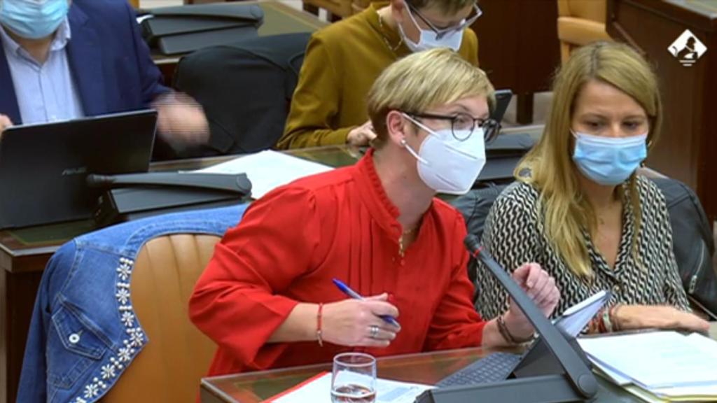 La socialista Yolanda Seva en la Comision de Igualdad.