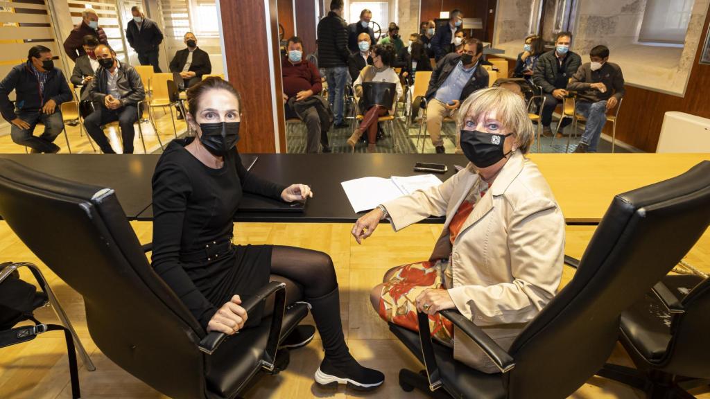 Imagen de la reunión mantenida este viernes