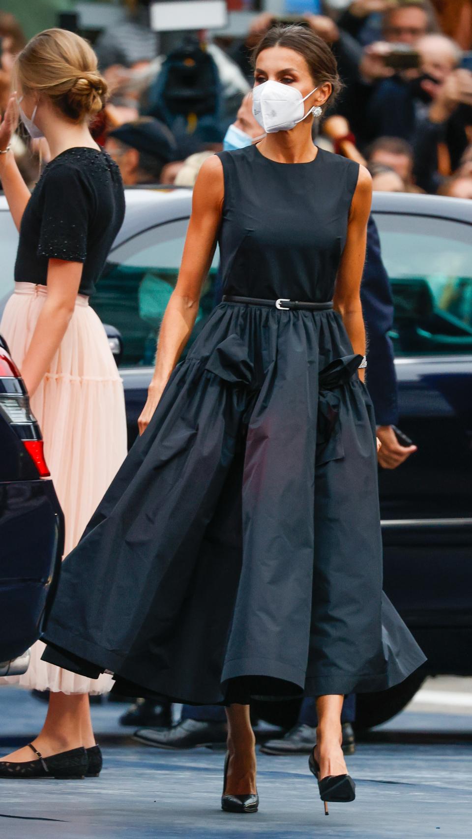 Letizia ha deslumbrado con un espectacular vestido de The 2nd Skin.