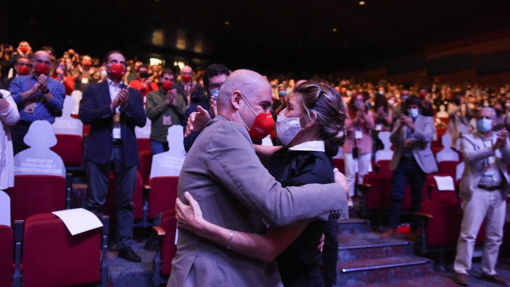 Unai Sordo y Yolanda Díaz.