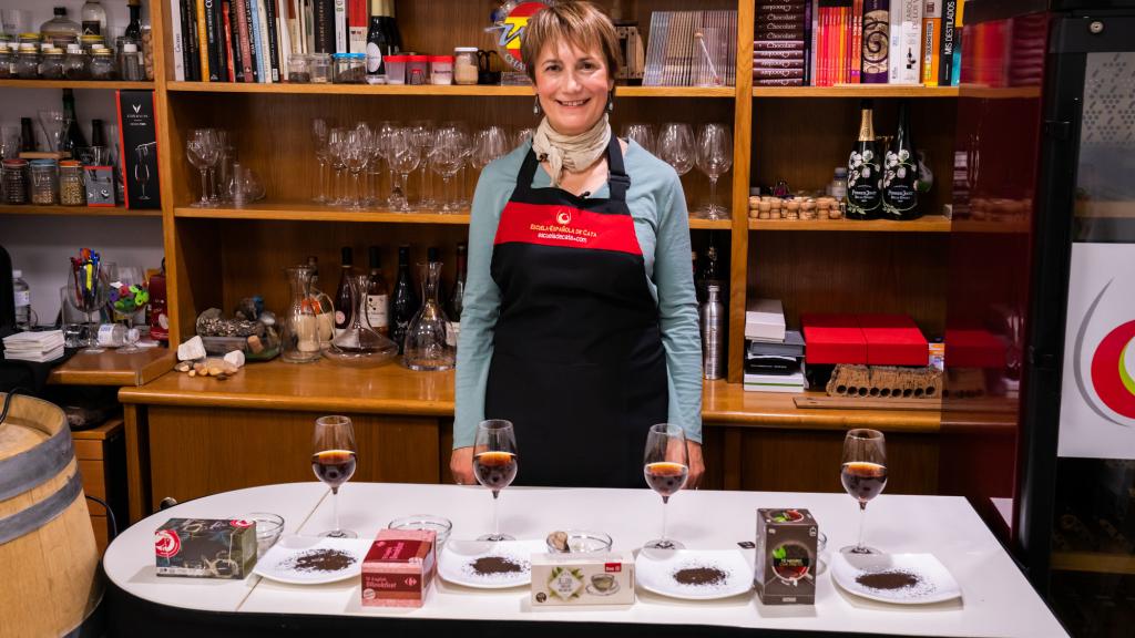 Los cuatro tés negros probados por Marisol González, sumiller de té y profesora de la Escuela Española de Cata.