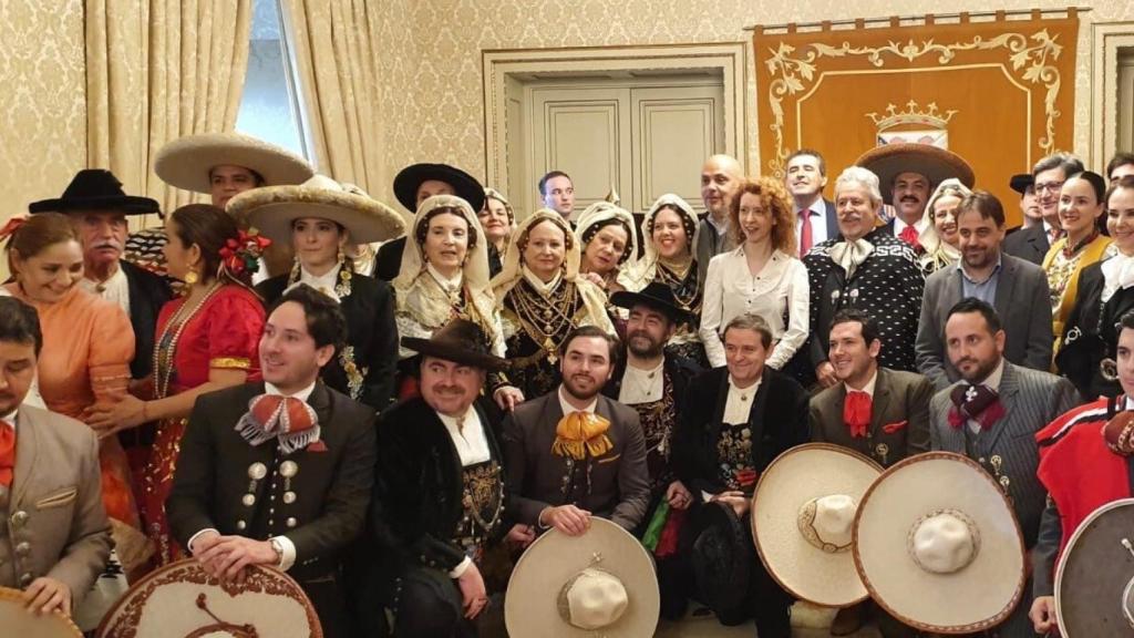 25 de enero de 2020: la delegación de Jalisco es recibida en el Ayuntamiento de Salamanca tras la firma del acuerdo de hermanamiento con el estado mexicano