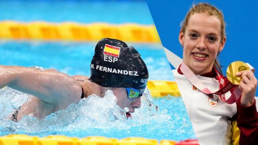 Marta Fernández, triple medallista paralímpica en Tokio 2020