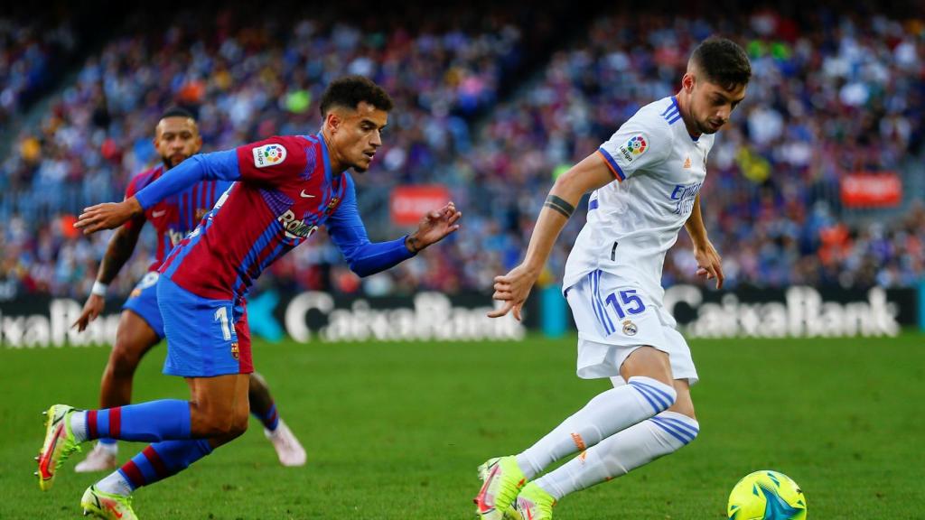 Fede Valverde, durante El Clásico