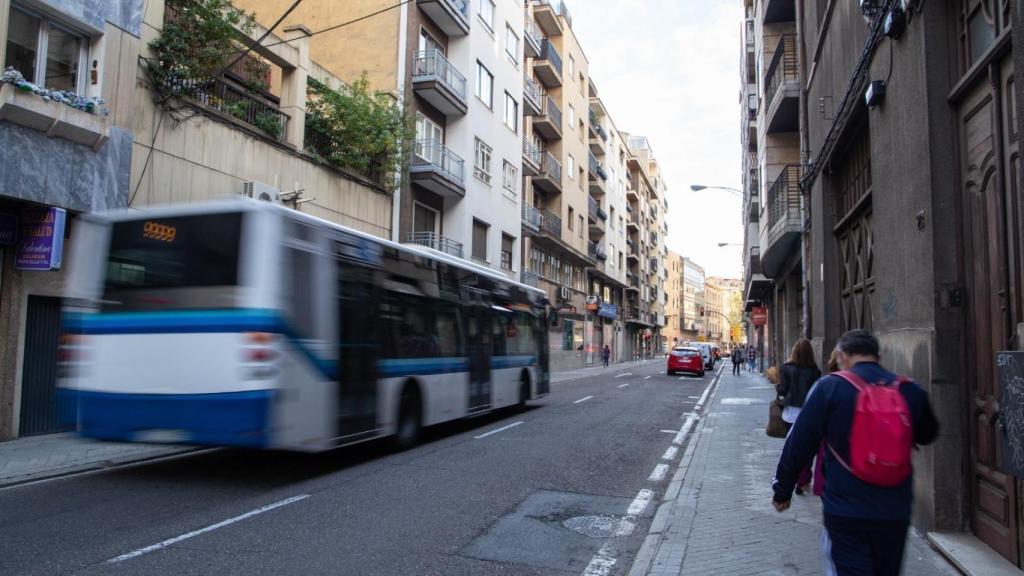 Calle Álvaro Gil, en Salamanca