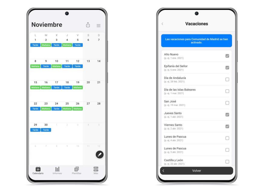 Vacaciones en Supershift