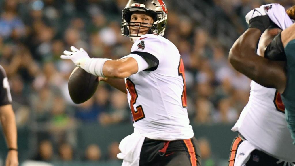 Tom Brady, en un partido de los Tampa Bay Buccaneers en la temporada 2021/2022