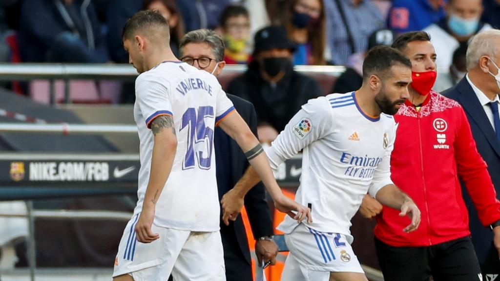 Fede Valverde se marcha lesionado en El Clásico