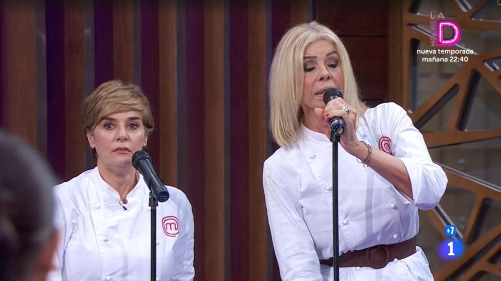 Bibiana y Anabel, Las Retales, durante su colaboración en la primera prueba.