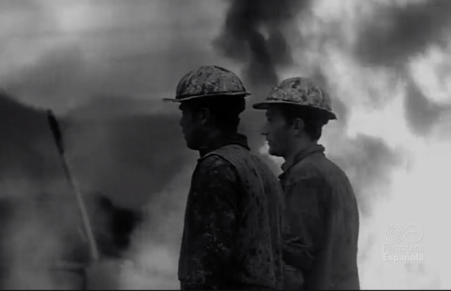 Fotograma de 'Petróleo a la vista' cortesía de la Filmoteca Española.