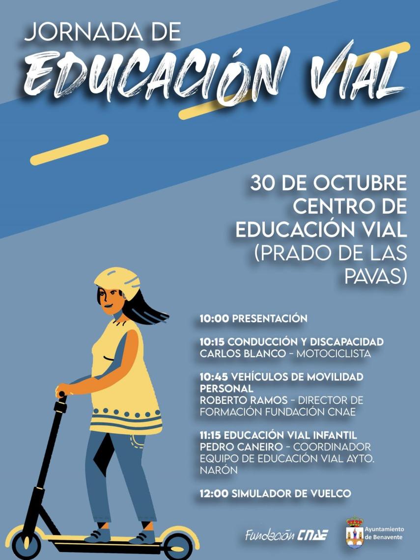 CARTEL EDUCACIÓN VIAL BENAVENTE