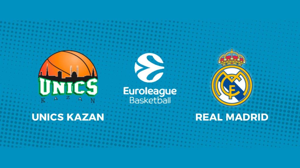 UNICS Kazan - Real Madrid: siga en directo el partido de la Euroliga