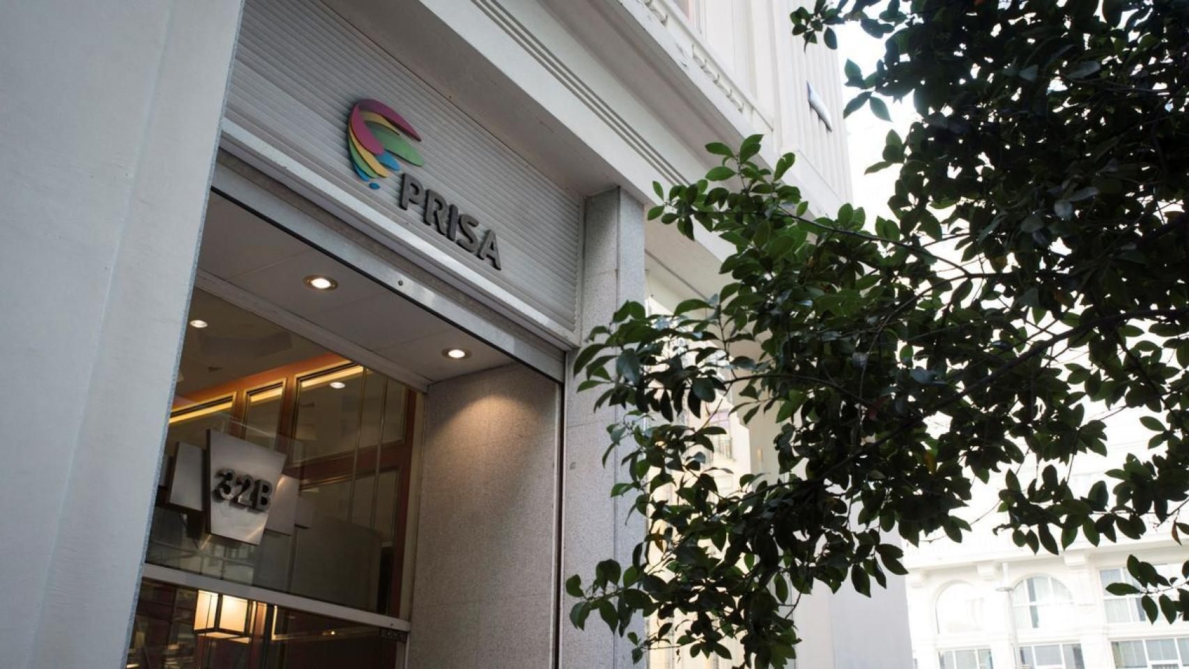 Fachada de Gran Vía 32, sede del Grupo Prisa.
