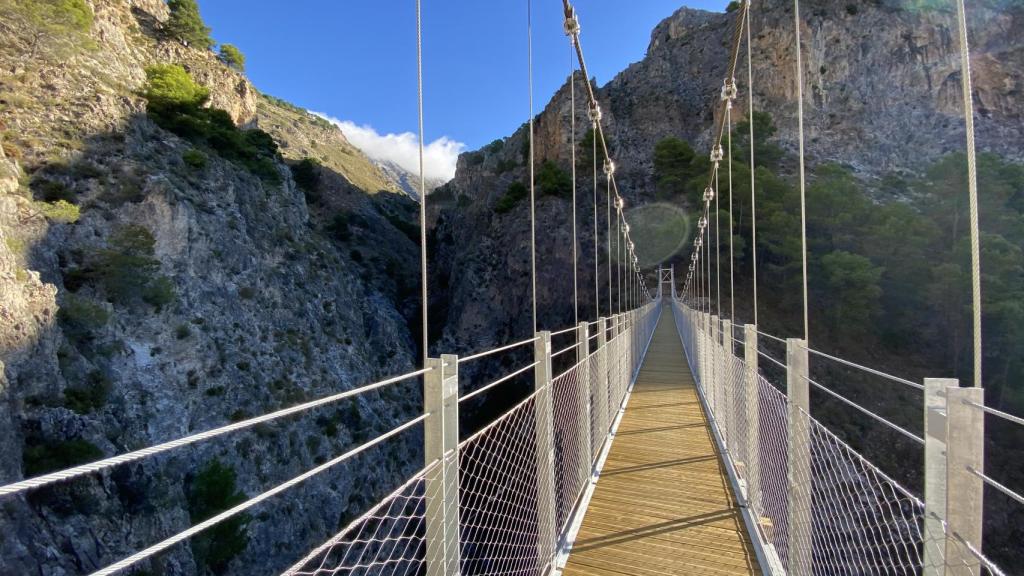 Una imagen del puente de El Saltillo, en Málaga.