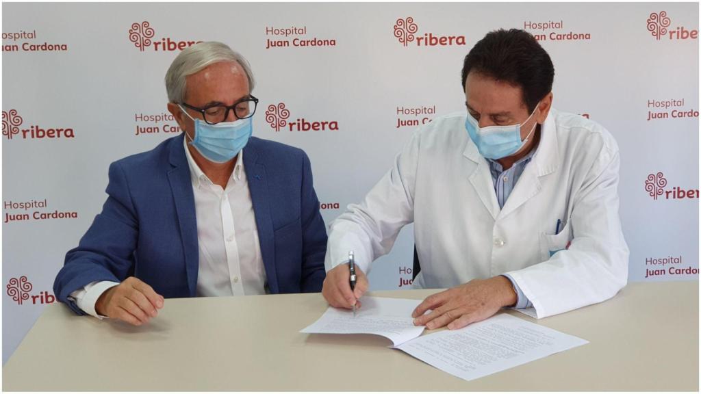 Firma de la renovación del contrato.