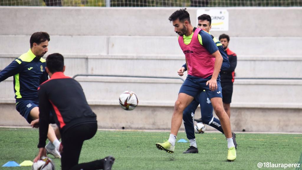 Entrenamiento del CD Toledo. Foto: Twitter @CD_Toledo