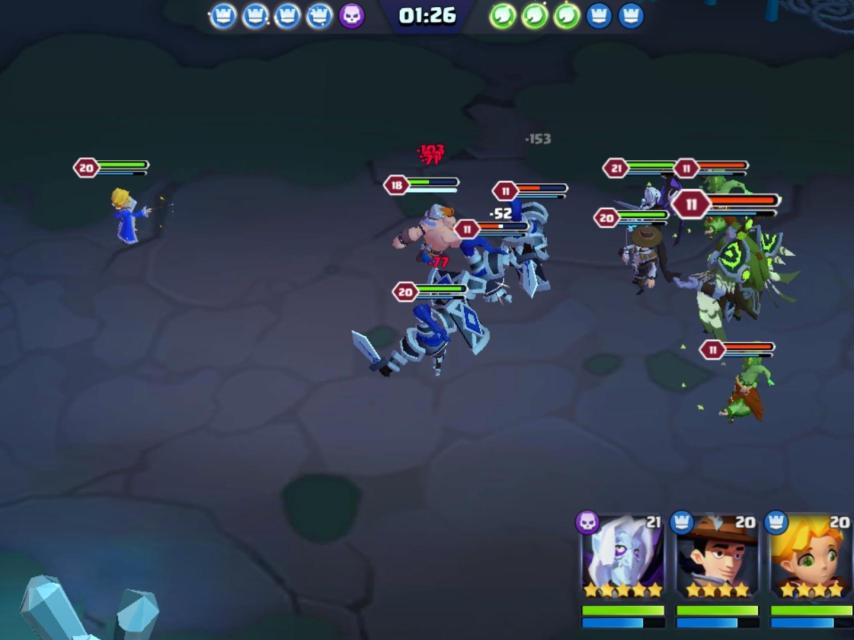 Valor Legends combate