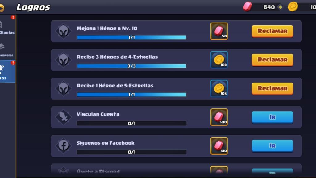 Valor Legends recompensas