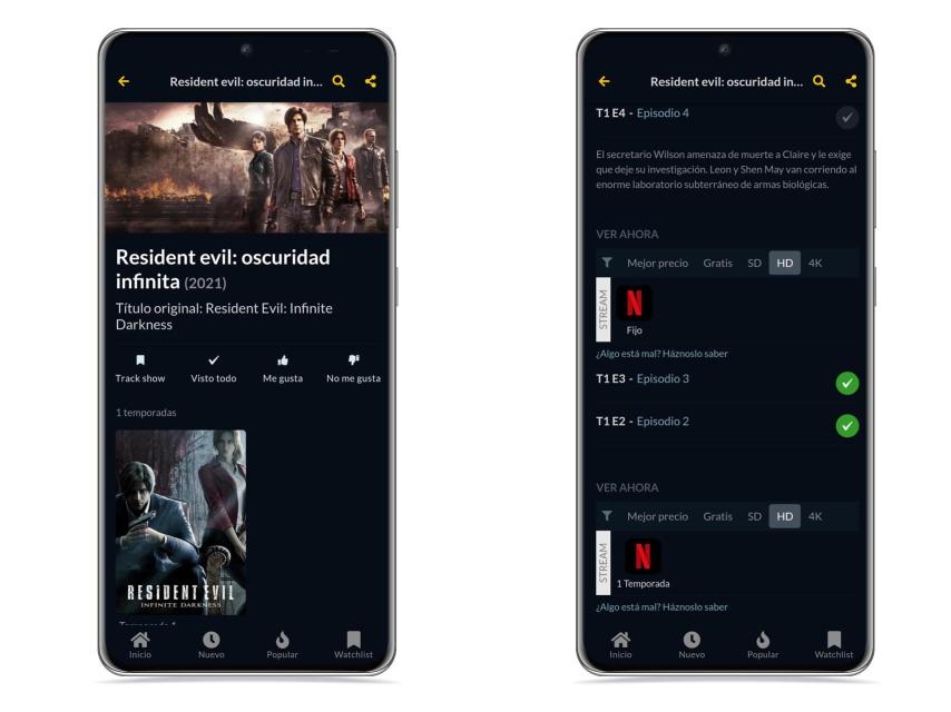 Ficha serie Justwatch