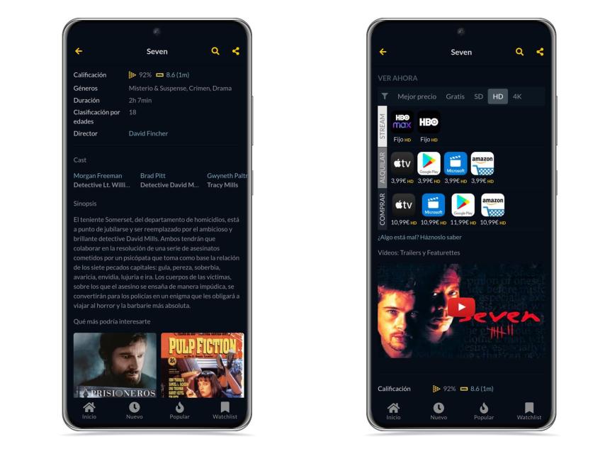 Ficha de película en JustWatch