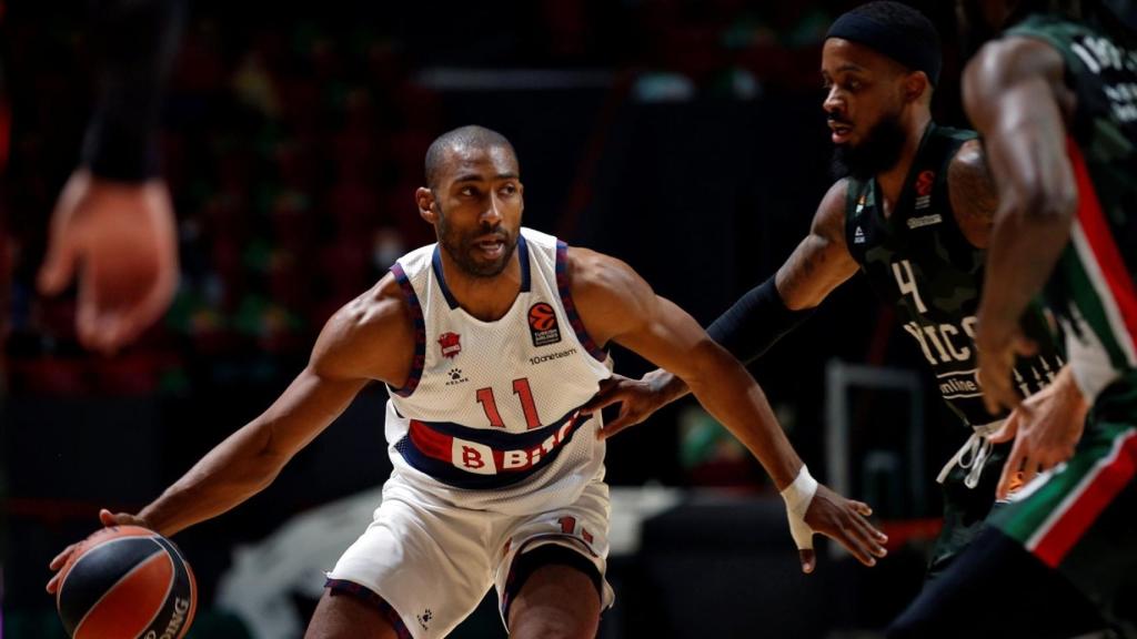 Granger atacando en el Unics Kazan - Baskonia