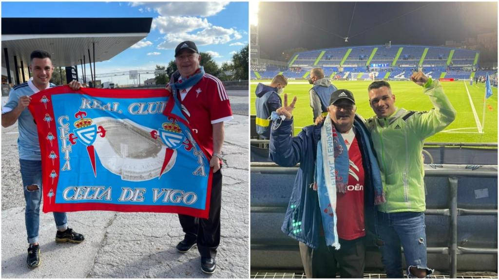 Samuel y Manuel: una pasión por el Celta entre abuelo y nieto con miles de kilómetros