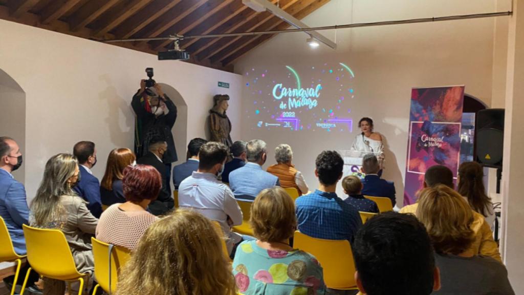 Belén Caballero en un momento del acto.