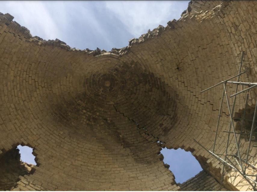 Interior del castillo de Mota