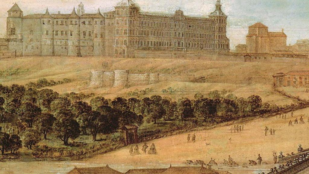 El Álcazar de Madrid, en el S. XVII.